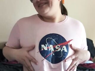 DD NASA Nerd Gets Creampied and Licked by Stepfather