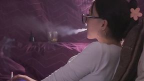 SEPTEMBER - NOSE EXHALES SMOKE