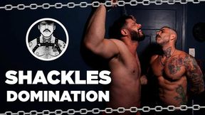 SHACKLES DOMINATION - HANDCUFF - PUNCHES - KICKS