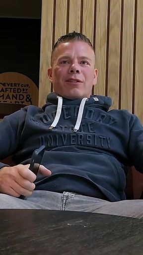 Dared to Jerk off in Busy Coffee Shop - Intense Public Cum