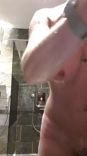 Orgasm in Public Sauna