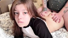 Cute stepsister enjoys sexual encounters