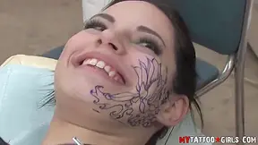 Shaves Half Of Her Hair With Evilyn Ink