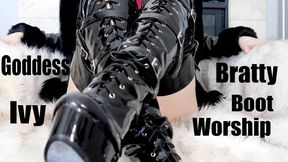 Goddess Ivy Bratty Boot Worship