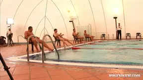 Cherry Jul’s Hot Poolside Group Sex Adventure Unleashed