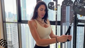 Based on a true story. Massage after coaching and a bright orgasm