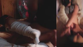 Kawaii TikTok star gets a hard cock after sunbathing on the beach
