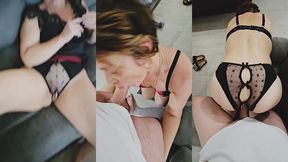 je l attend sur mon canape dans ma culotte fendu ou il me baie a fond