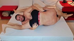 Bear Wrestler Vs Jobber in Hotel Room