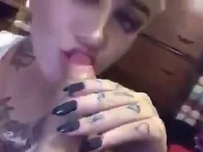 Red head gives amazing blow job