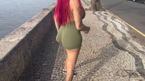 Pussy Outdoors, We Got Home and, I Took Cock in the Ass and Milked in My Mouth, I Took It All.