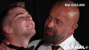 BoyForSale - Master Felix Kamp has sub twink James Blond on display