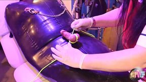 Sealed in Nurse Anna's Rubber Bodybag Part One **MOV**