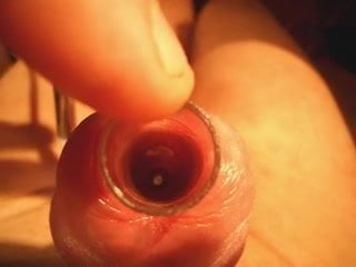 look into my cock with a test tube 18mm 9cm peehole