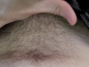 Jerking off in car on lunch