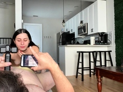 Amateur teen bubble butt booty babe hard fuck and cumshot