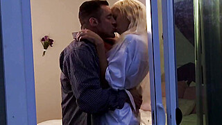Foreplay loving tgirl assfucked by her bf