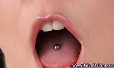 Close up pussy spreading with speculum