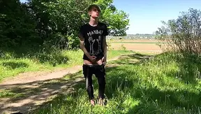 23cm Beast Drowns Cute Twink in Cum Among Trees — Wild Fuck Session – XXX