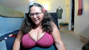 PIGTAILS and TITS! New Breast Play Vid
