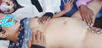 One Girlfriend and Three Boyfriends Three Some Sex