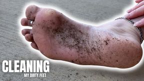 Cleaning My Dirty Feet