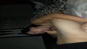 POV blowjob with hot Latina sister-in-law