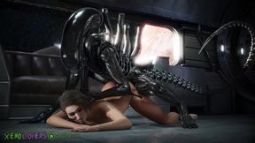 Xenomorph Fucks Jill Valenine Raw Doggy Style! Full Version! (alien X Resident Evil)