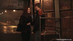 Russian girl Sheylley Bliss gets her anus and mouth fucked on the first date