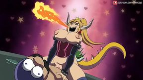 [Hinca-P] Marios Bros - Mario es follado por Bowsette