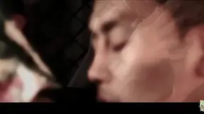 Elegant geisha performs handjob and gives blowjobs in cosplay