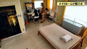 Yui Amanatsu gasps as the relentless pounding takes her by surprise