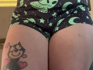 Amateur mother I'd like to fuck try’s on Halloween underware