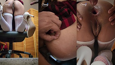 BEBIÉNDOME toda la LECHE que SALE DE MI CULO #102