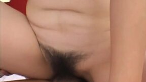 ”Unshaved japanese fuck teen is drenched in jizz”