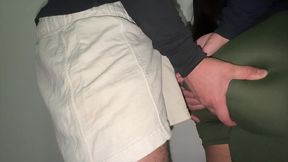 girl grabs stranger s dick and they get really turned on
