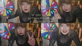 Spin the Wheel humiliating degradation SPH tasks small penis humiliation kink fetish