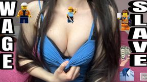 FINDOM WAGE SLAVE BLUE COLLAR