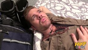 Fake Hostel - Big Tit Backpacker Aubrey Black Catches Ryan in a Lie &amp; Bounces Her Fine Ass on His Hard Cock