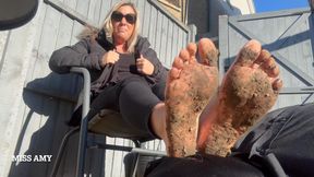 Garden Dirty Mud Feet Worship