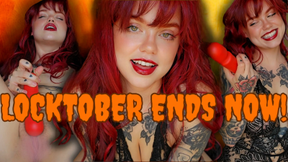 Locktober Ends Now! with Cum Countdown- Ginger Rae