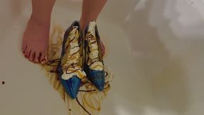 Patent High Heels Gunged! Pump Sundae!