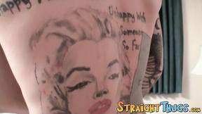 ”Two straight twinks masturbating hard toghether”