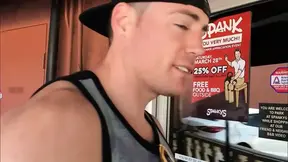 Latina sucks huge cock, drinks his cum in episode #03