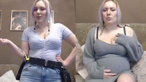 Handywoman Destroys Your House for Food (Weight Gain)