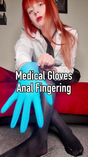Medical Gloves Anal Fingering from Princess Diss