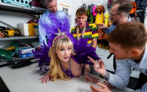 Mall cops gang banging busty housewife