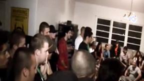 ”Dorm Party Frat House Ravaged”