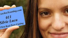 ”Silvia first real porn casting”