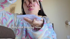 Itching Blowing Nose